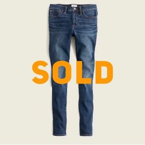 J Crew 8" toothpick jean - size 30, or 10